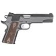 Springfield Armory 1911 Garrison Engraver .45 Auto 5 Inch 7 Round Silver with Wood Grips