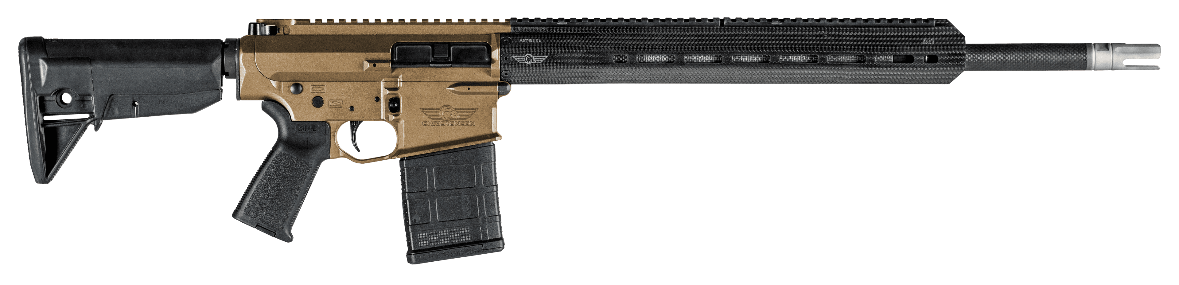 Christensen Arms CA112111136432 CA-10 G2  308 Win 20+1 18" Barrel, Burnt Bronze Cerakote Metal Finish, Black Adjustable BCM Gunfighter Stock, Black Polymer Grip