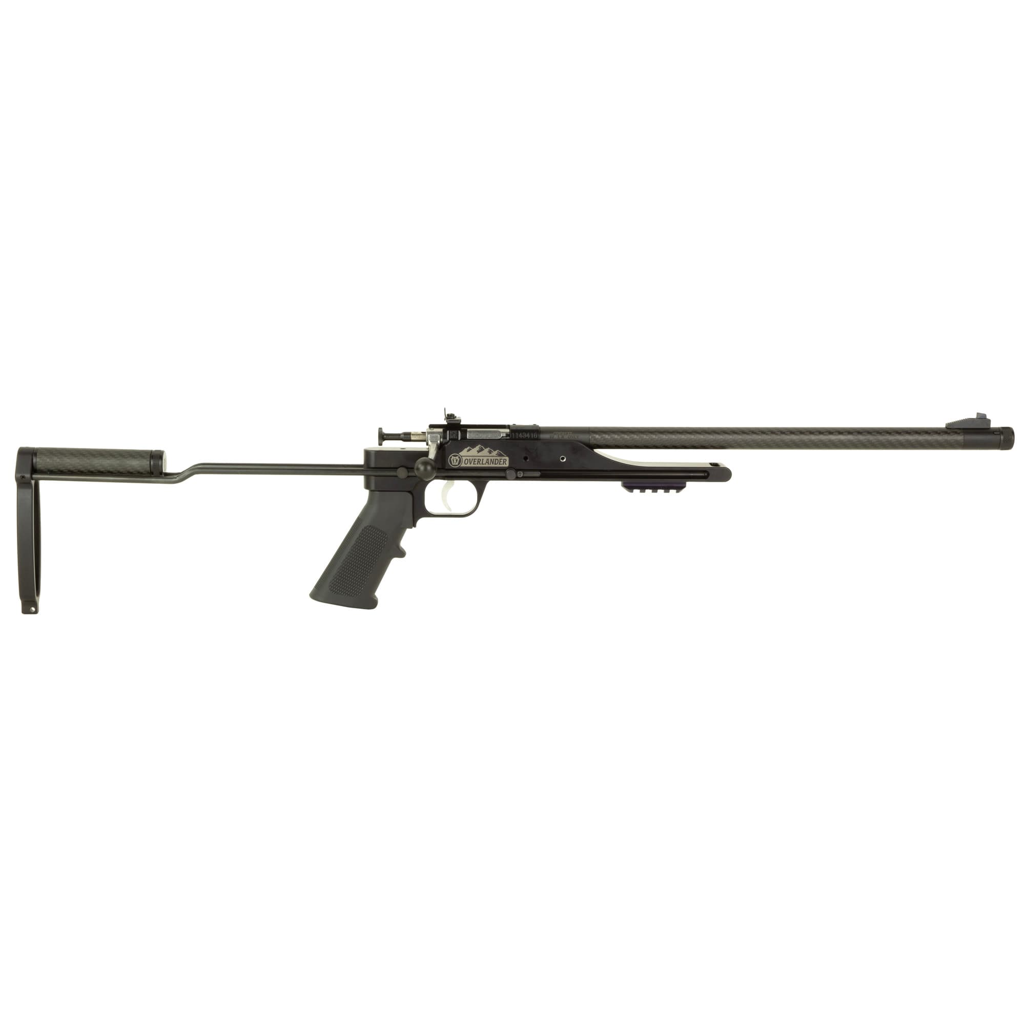 Keystone Precision Overlander Rifle 22 LR 16 in. Black w/ Carbon Stock