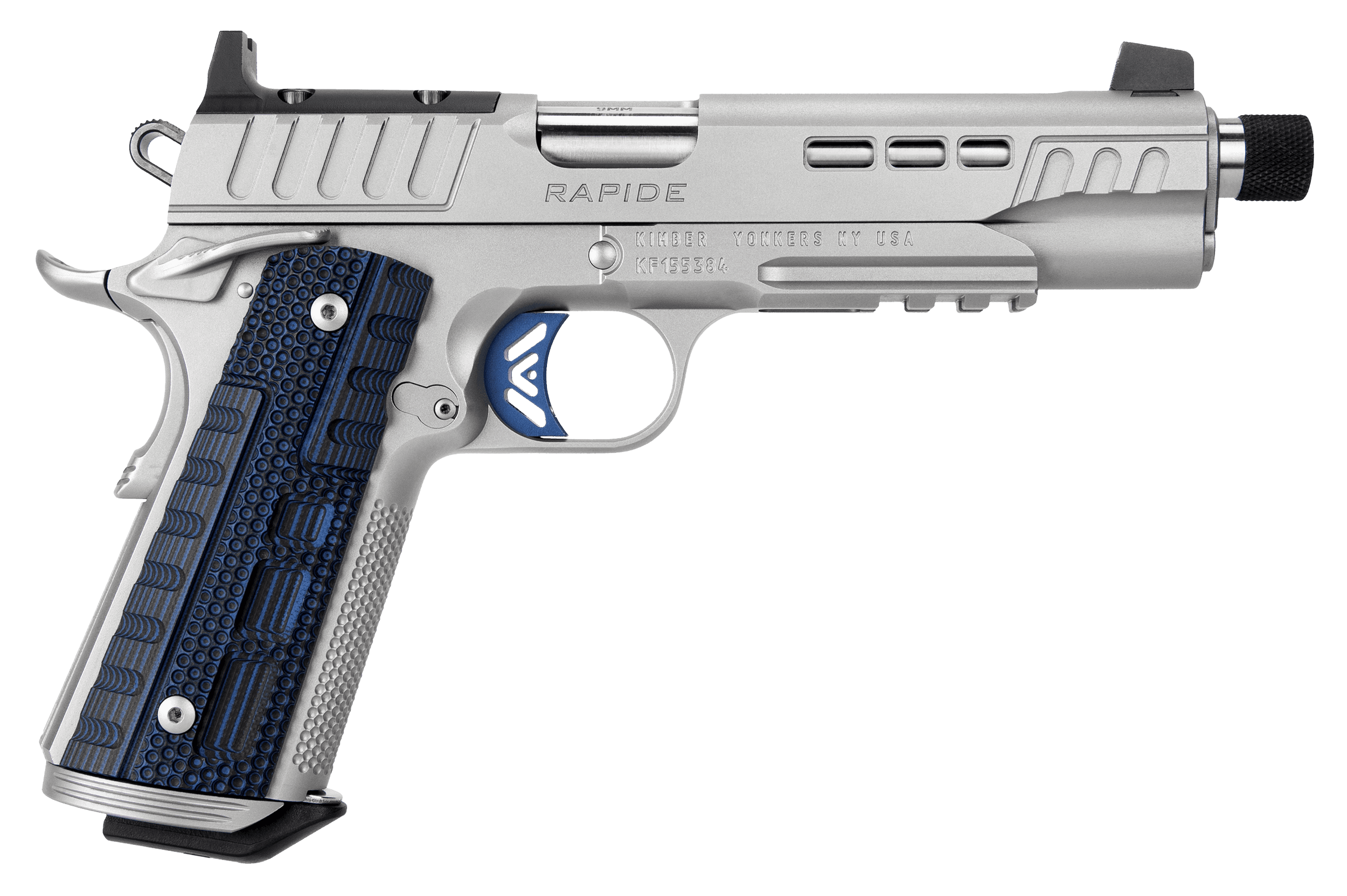 Kimber Mfg.,inc 3000451  Rapide ICE OR TFS 9mm 9+1 5.50" Stainless Steel Slide G10 Grip