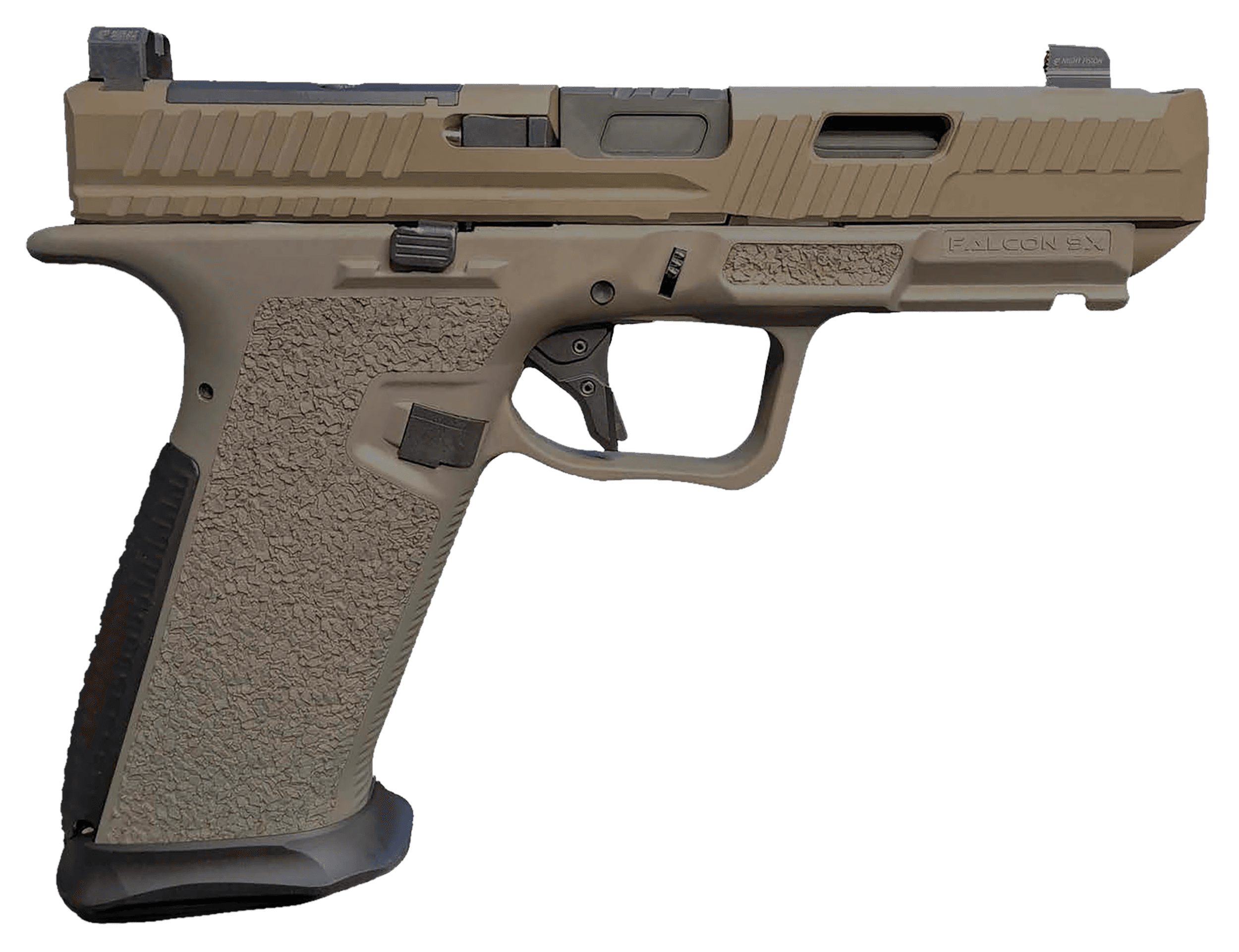 LFA  LF9C92022   FALCON 9XC    9MM    4  COMP FDE
