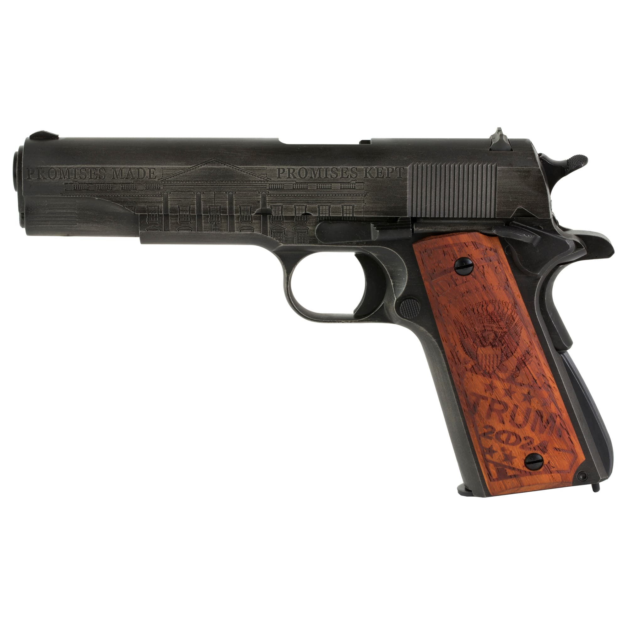 Auto-Ordnance Trump Save America Pistol 45 ACP 5 in. Stainless and Black Cerakote 7 rd.