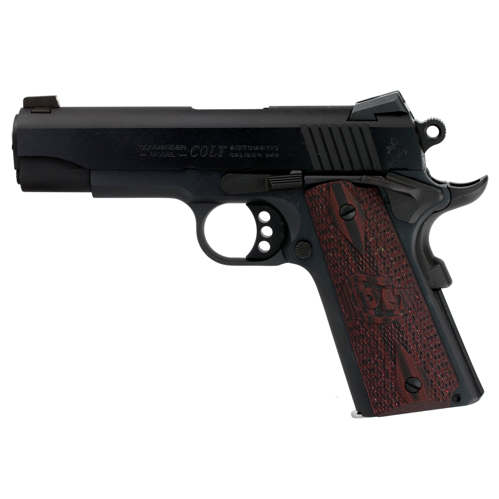 Colt 1911 Combat Commander 9mm Luger 4.25 inch 9+1 Blued