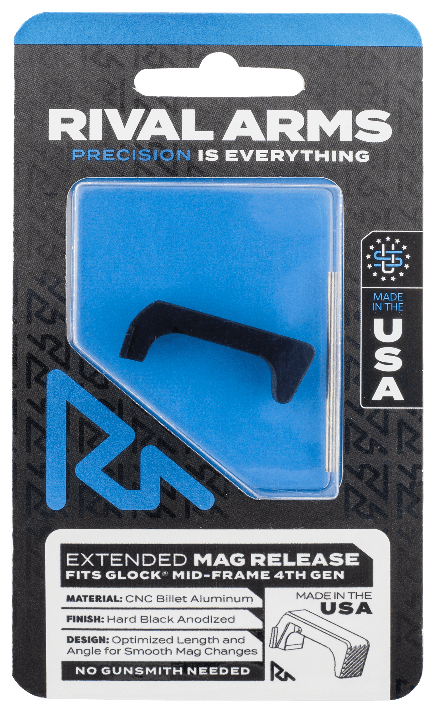Rival Arms Glock Gen4 Extended Aluminum Magazine Release