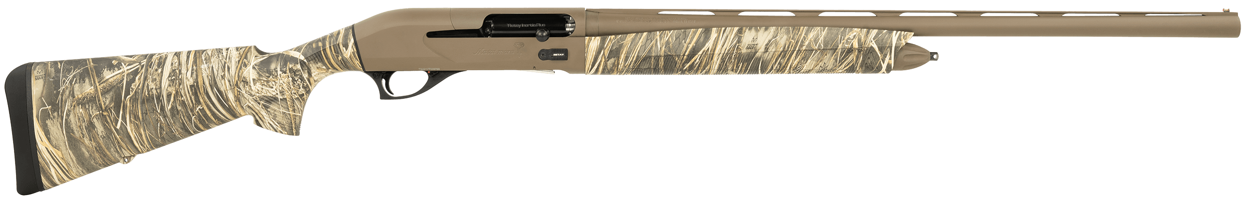 RETAY USA Masai Mara 12GA, 28in. Barrel, 4rd, Realtree Max-7 Camo Stock & Forend - FDE (K251ECMX28)