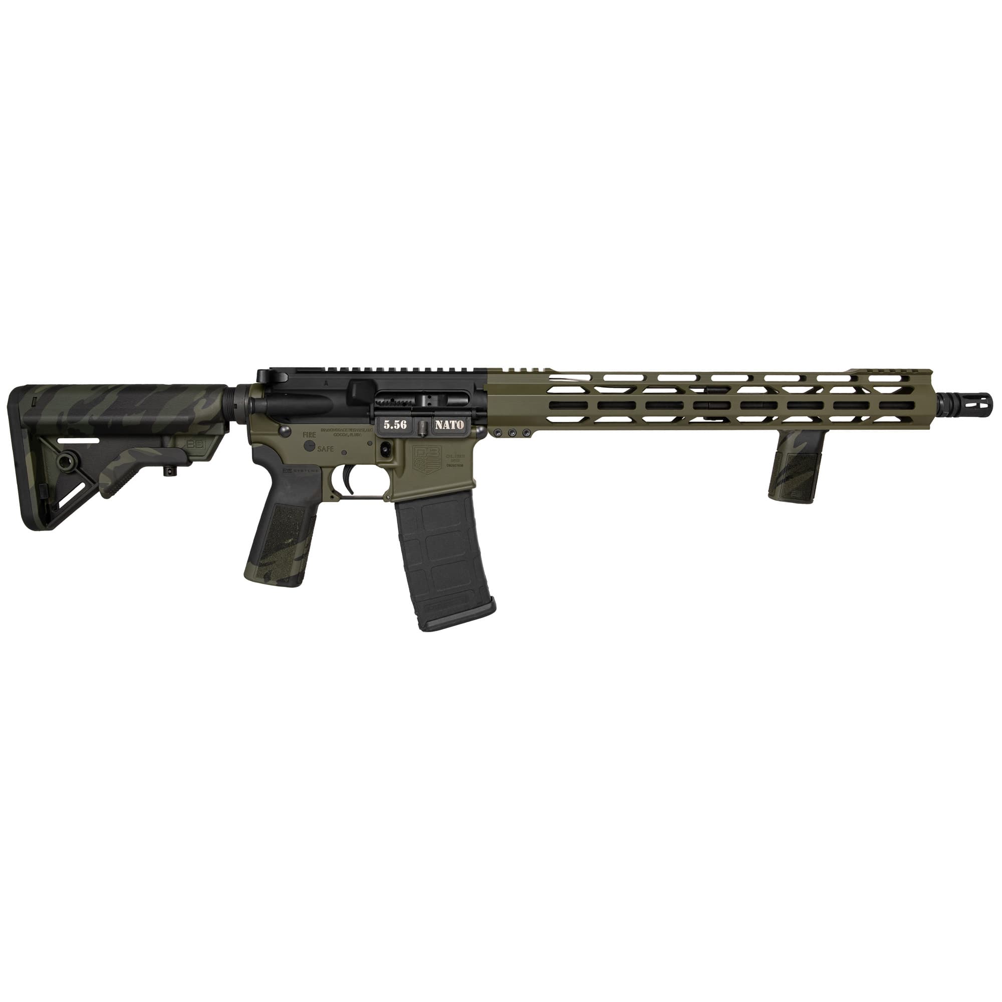 Diamondback DB15 5.56 NATO 16in 30 Rounds Olive Drab Green Multicam