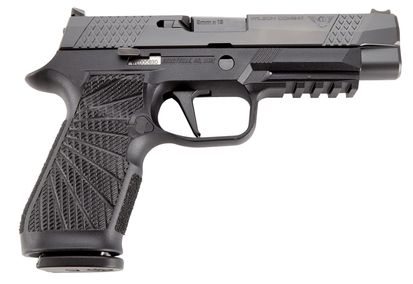 Wilson Combat P320 9mm Luger 4.7 Inch 17 Rounds Chrome Moly Barrel DLC Finish