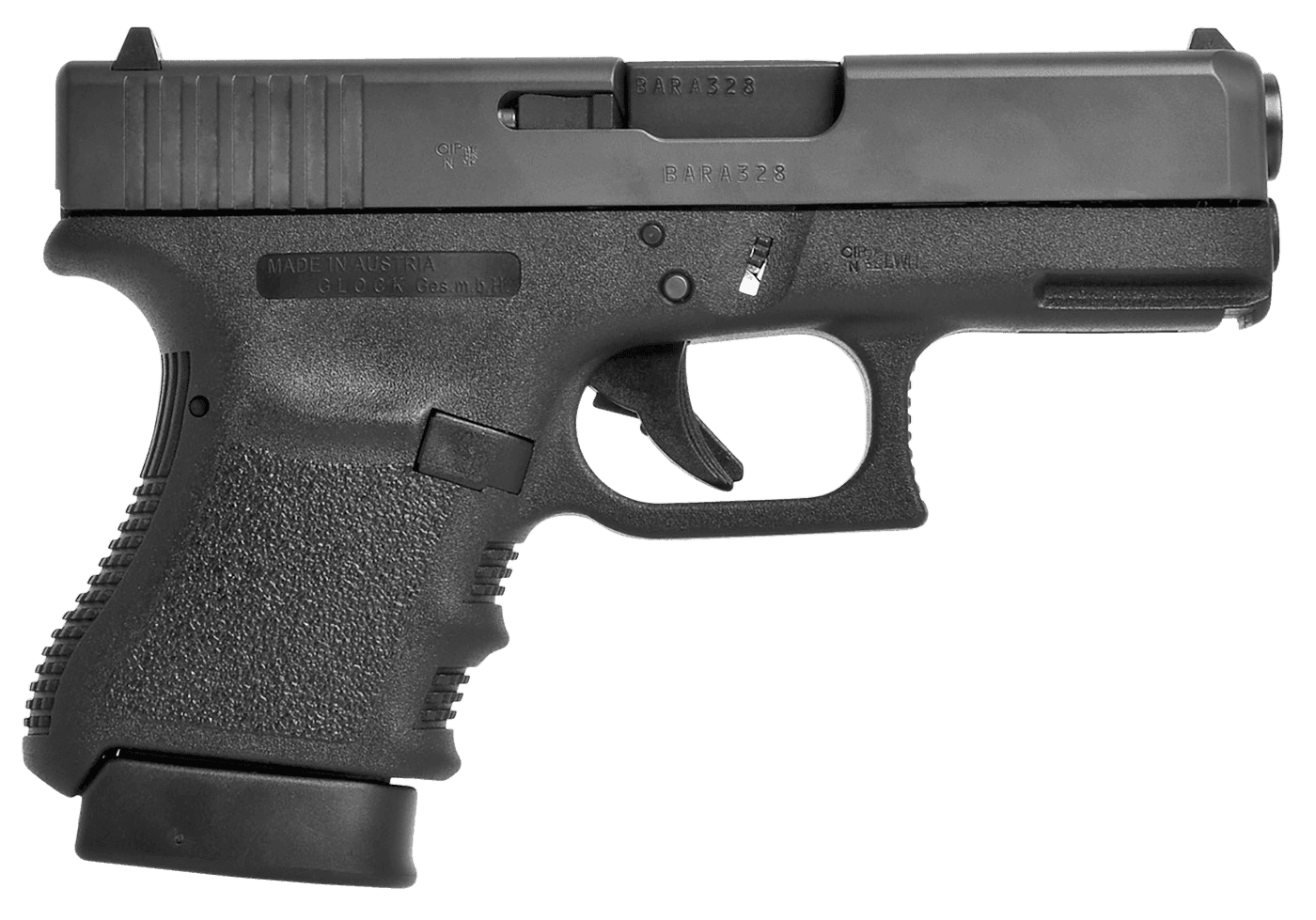 Glock G36 Gen 3 45 ACP 3.78in 6rd Polymer Frame Matte Finish