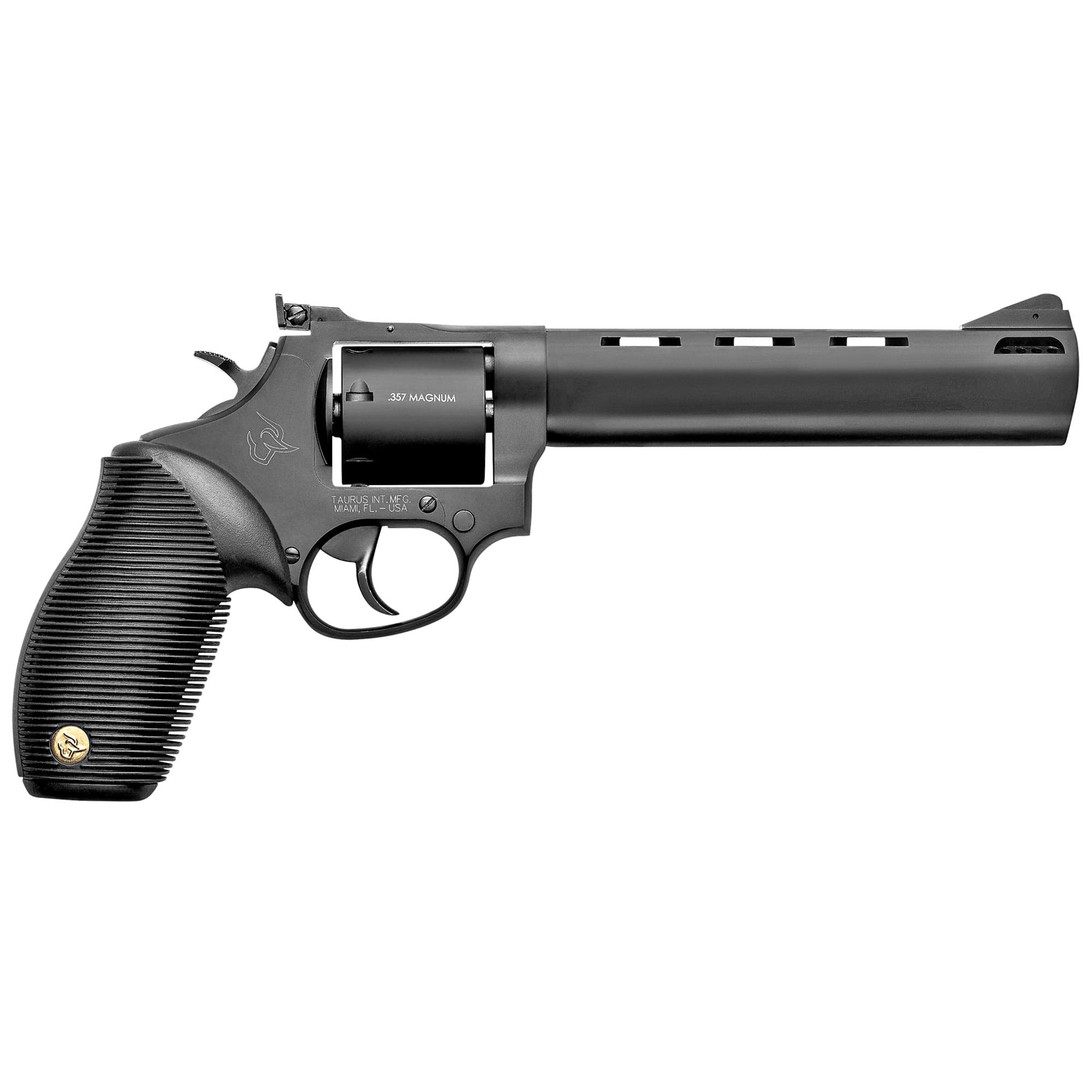 Taurus 692 Revolver - Black | 357 Mag / 38 Spl +P / 9mm | 6.5" Barrel | 7rd | Rubber Grip