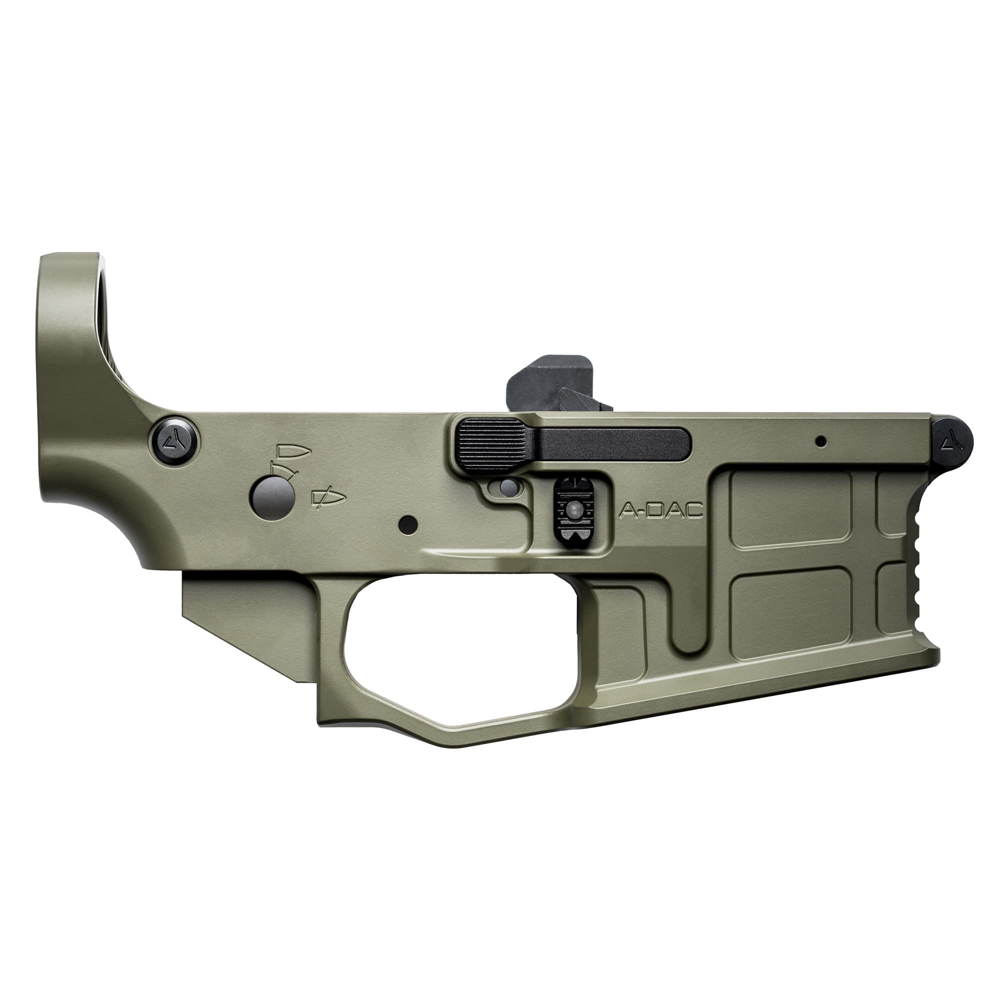 Radian Weapons R0391 A-DAC 15 Multi Caliber Olive Drab Green Stripped Lower Receiver