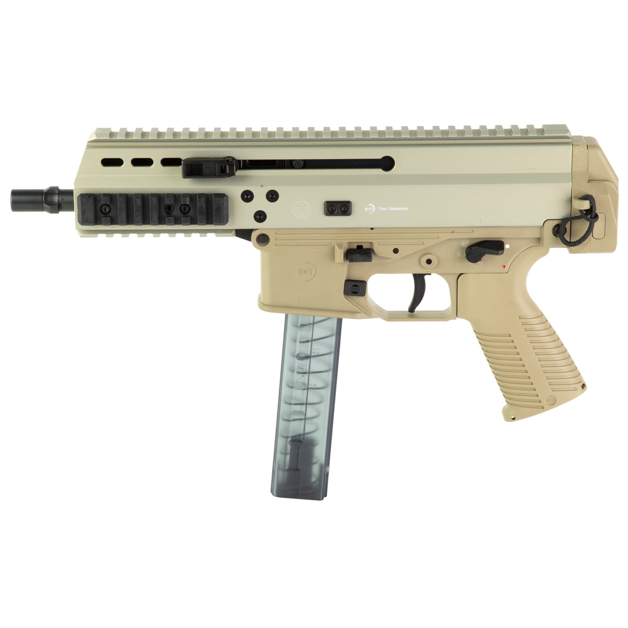 B&T Apc9 Pro 9mm Luger 6.8in 30 Rounds Coyote Brown Anodized Aluminum