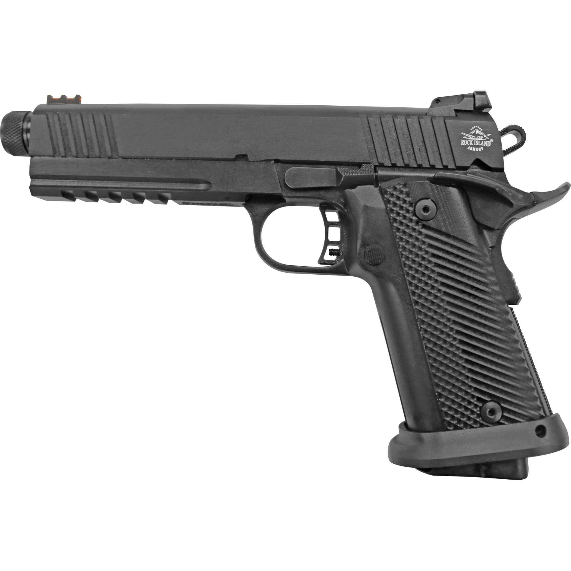 Rock Island TAC Ultra FS HC 1911 Pistol 10mm 4.2 in. Black Parkerized 16 rd. Threaded