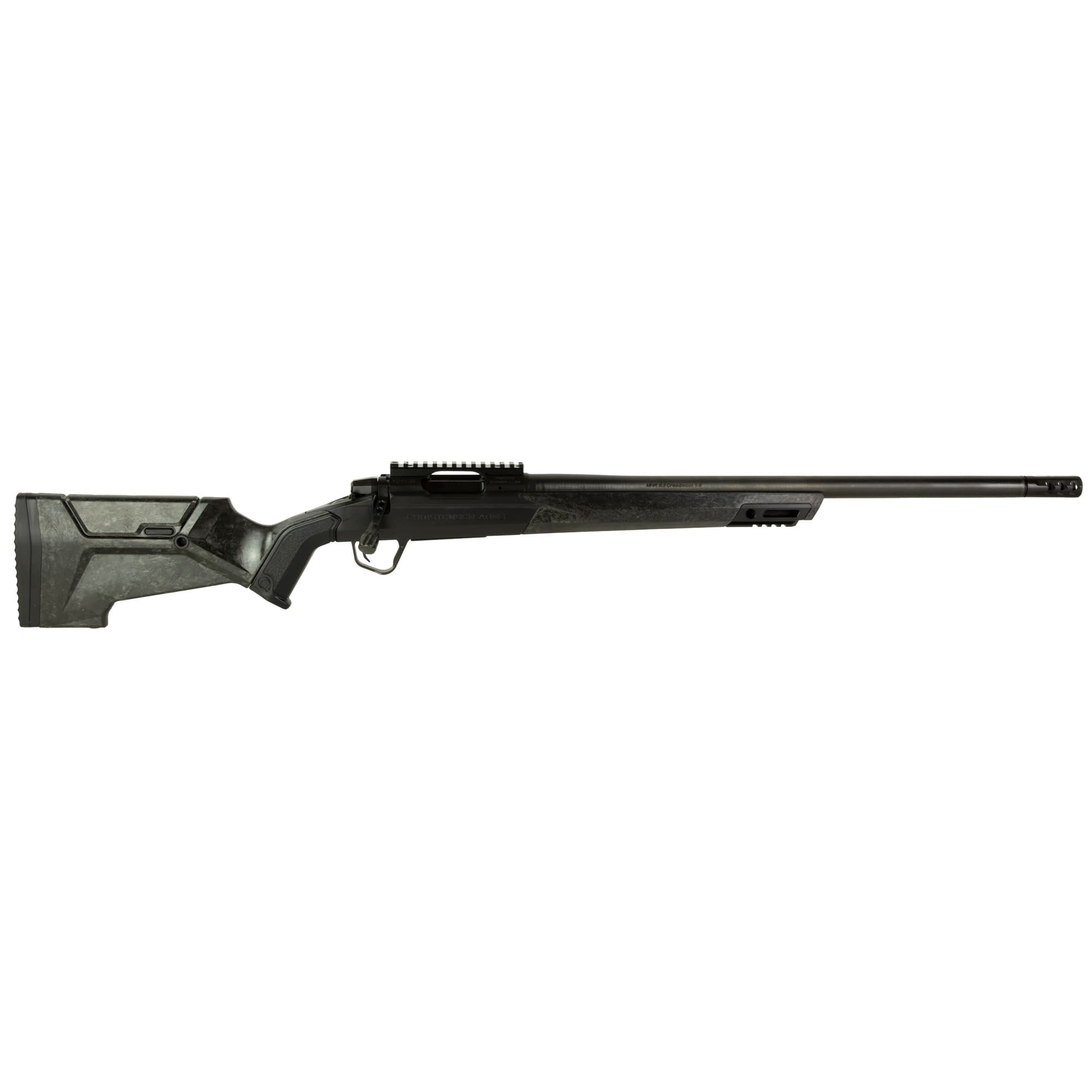 Christensen Arms 8011300200 Modern Hunting  6.5 Creedmoor 5+1 22" Carbon Fiber Carbon Fiber Wrapped Barrel, Black Cerakote Aluminum Receiver, Natural Carbon Fiber Hunter Style w/Adj Cheek Piece Stock