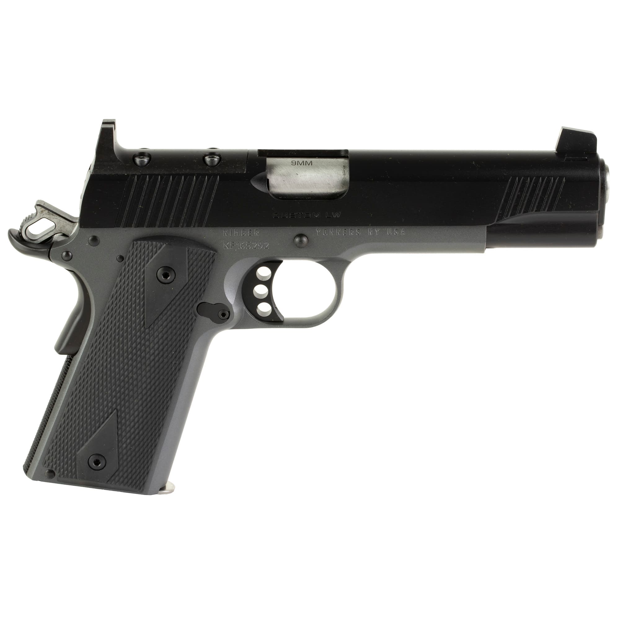 Kimber Custom Shadow Ghost LW Pistol 9mm 5 in. Black and Grey 9 rd.