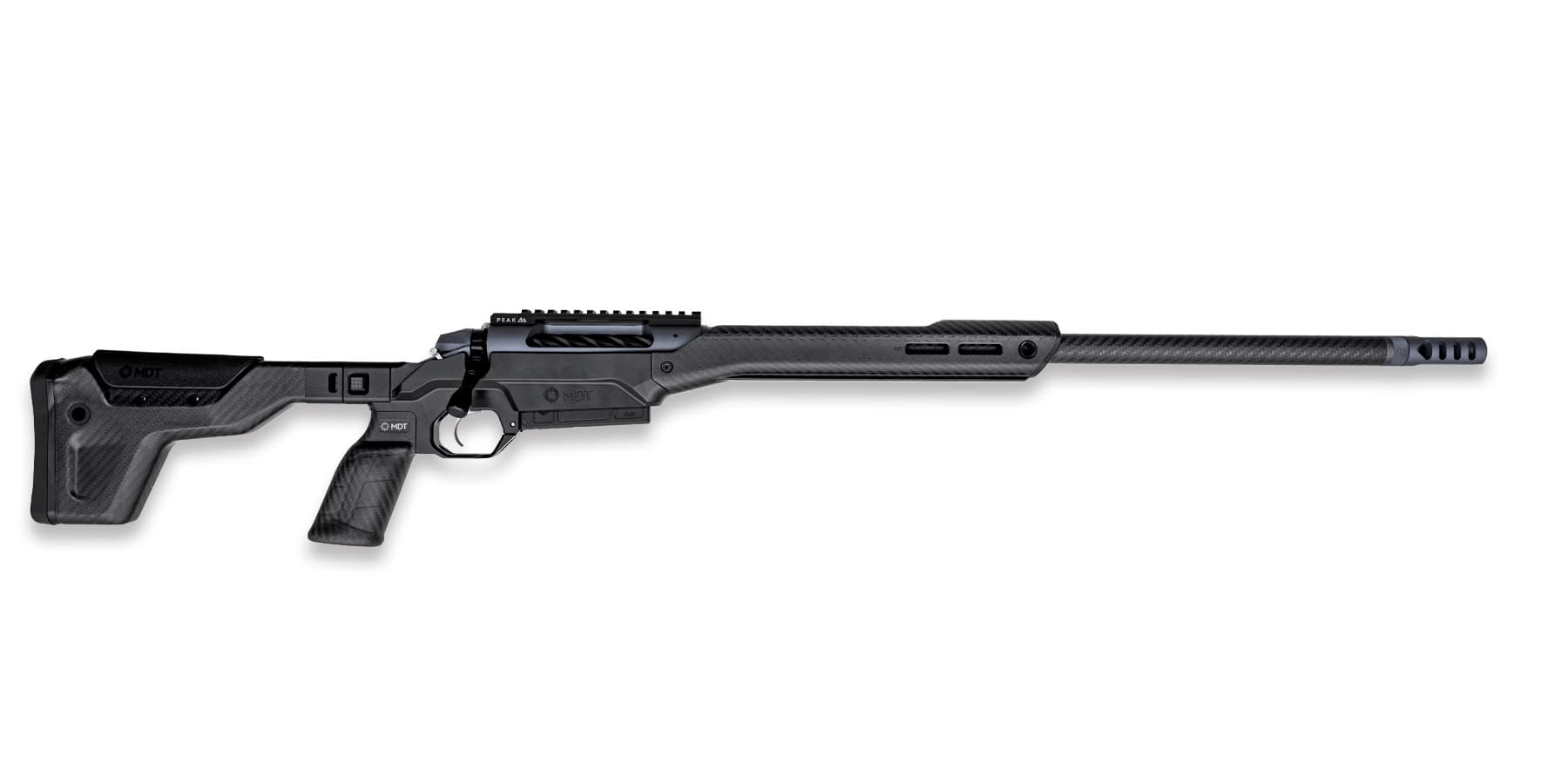 Weatherby 307 Alpine MDT Carbon 240 Weatherby Magnum 24 Inch 4 Rounds Carbon Grey