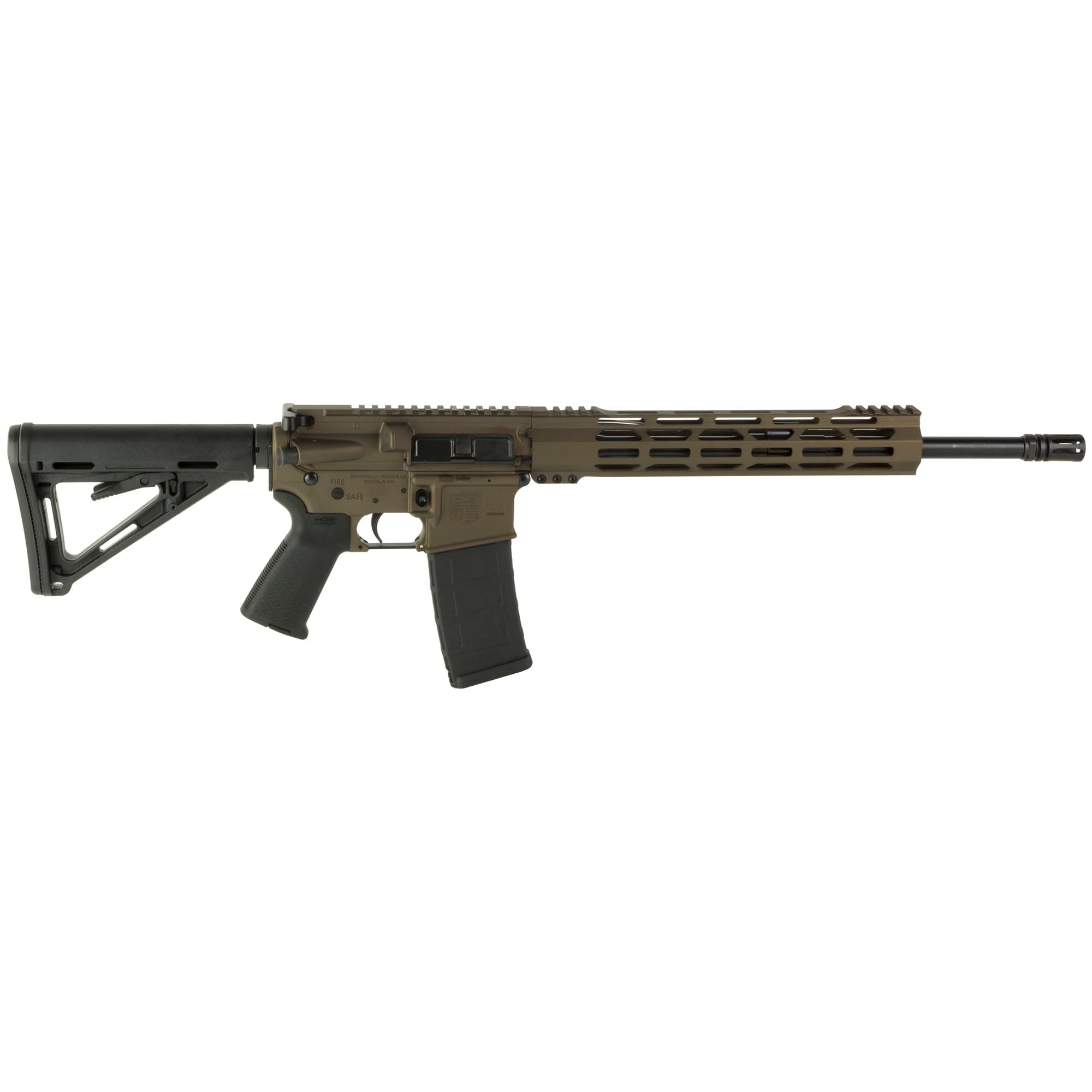 Diamondback DB15 5.56 NATO 16in 30rd Midnight Bronze 12in M Lok Rail
