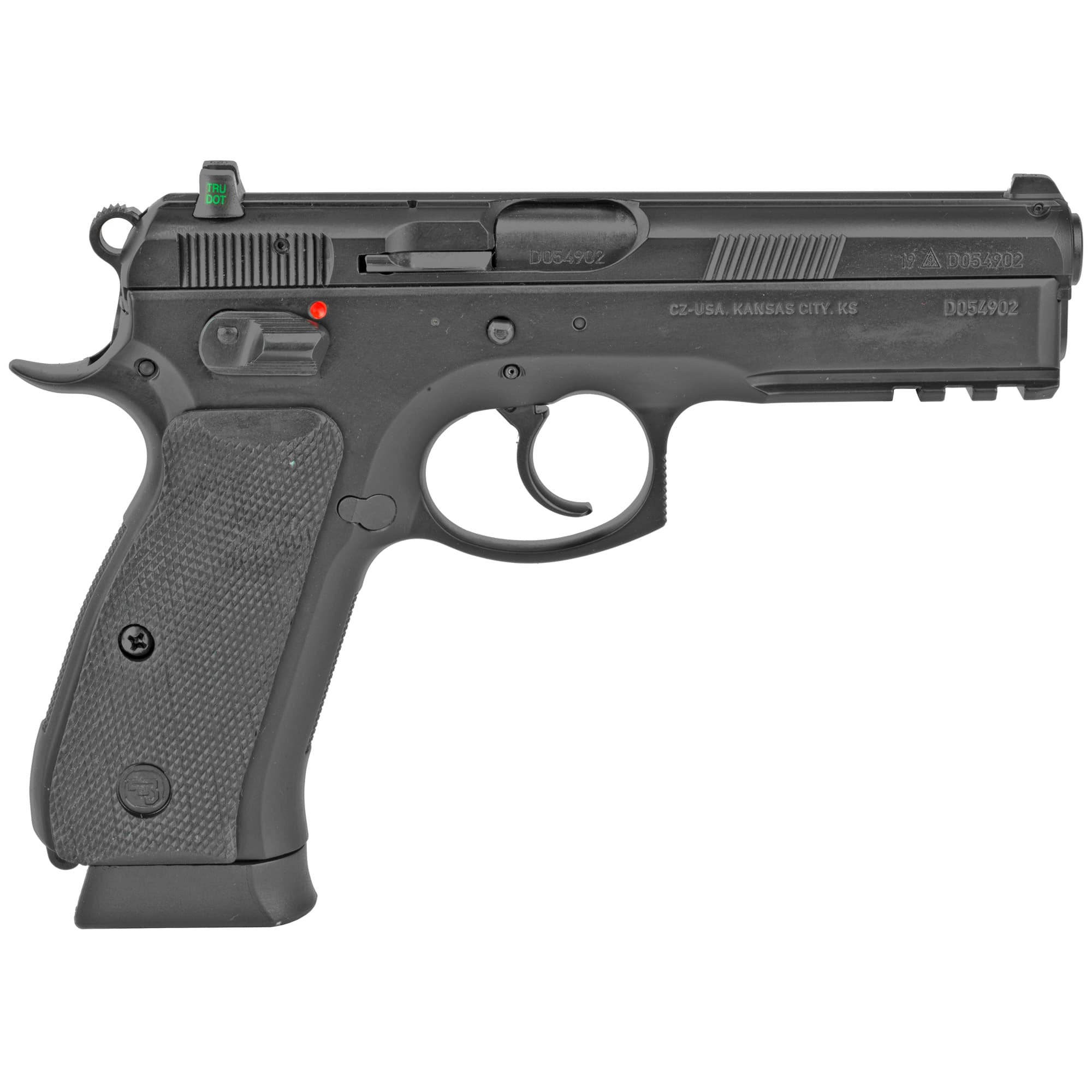 Cz 75 Sp-01, 9mm Luger, 4.6 inch, 10+1, Polycoat Frame, Serrated Slide