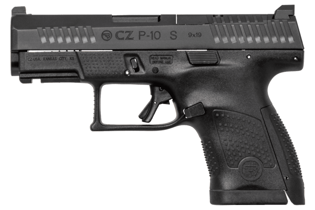 CZ P-10 S 9mm 3.5in 12rd Black Finish Optics Ready