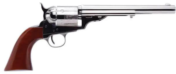 Cimarron Firearms 1872 Open Top Army .45 Colt 7.5 inch 6 Round Nickel Finish