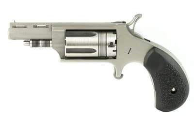 NAA Wasp Mini-Revolver Combo 22 LR/.22 WMR Stainess/Black 1.63 in. 5 rd.