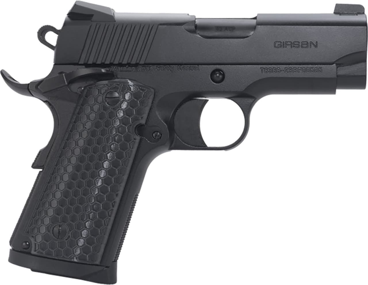 EAA Untouchable Officer 1911 Pistol 45 ACP 3.4 in. Black 8 rd.