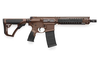 Daniel Defense MK18 5.56 NATO 10.3 in 32rd Cerakote Brown SBR