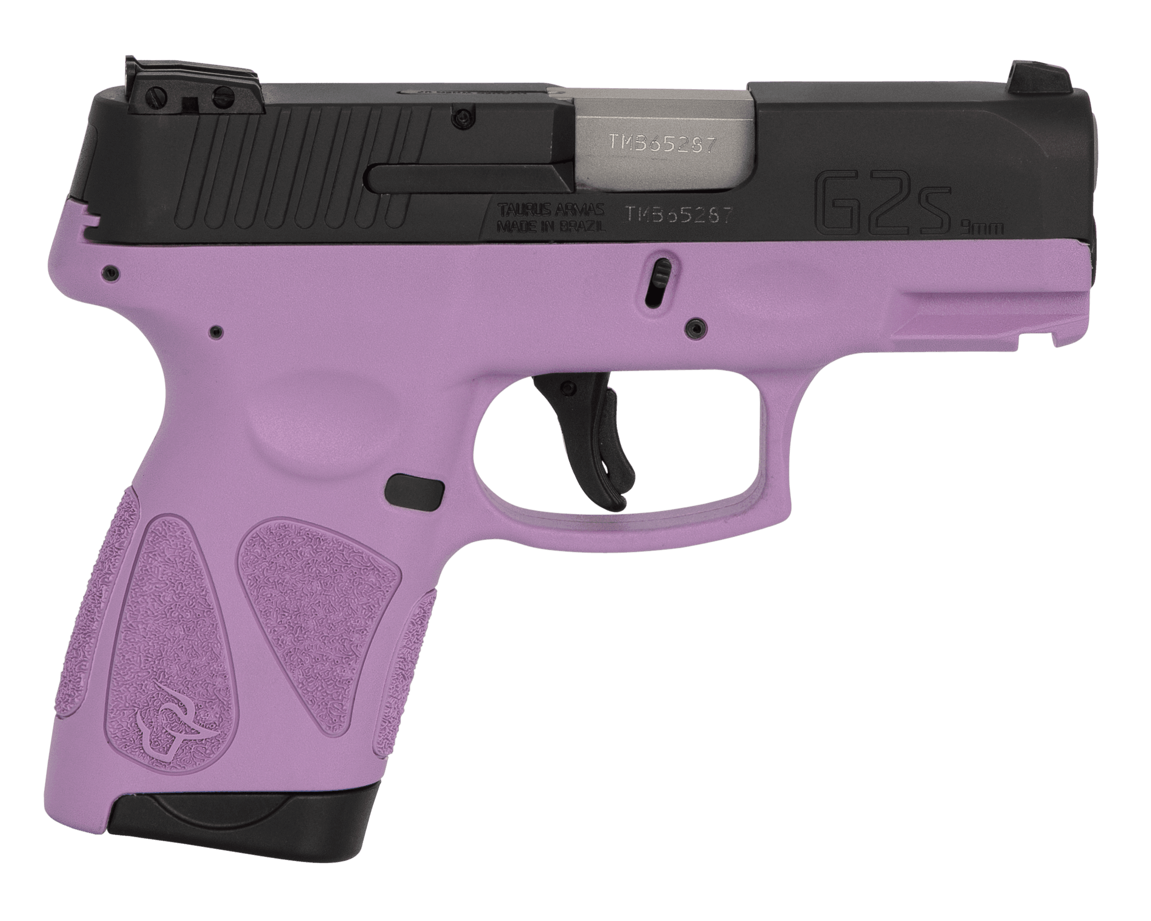 Taurus G2S 9mm Luger 3.26" 7 Rounds Light Purple Polymer Frame