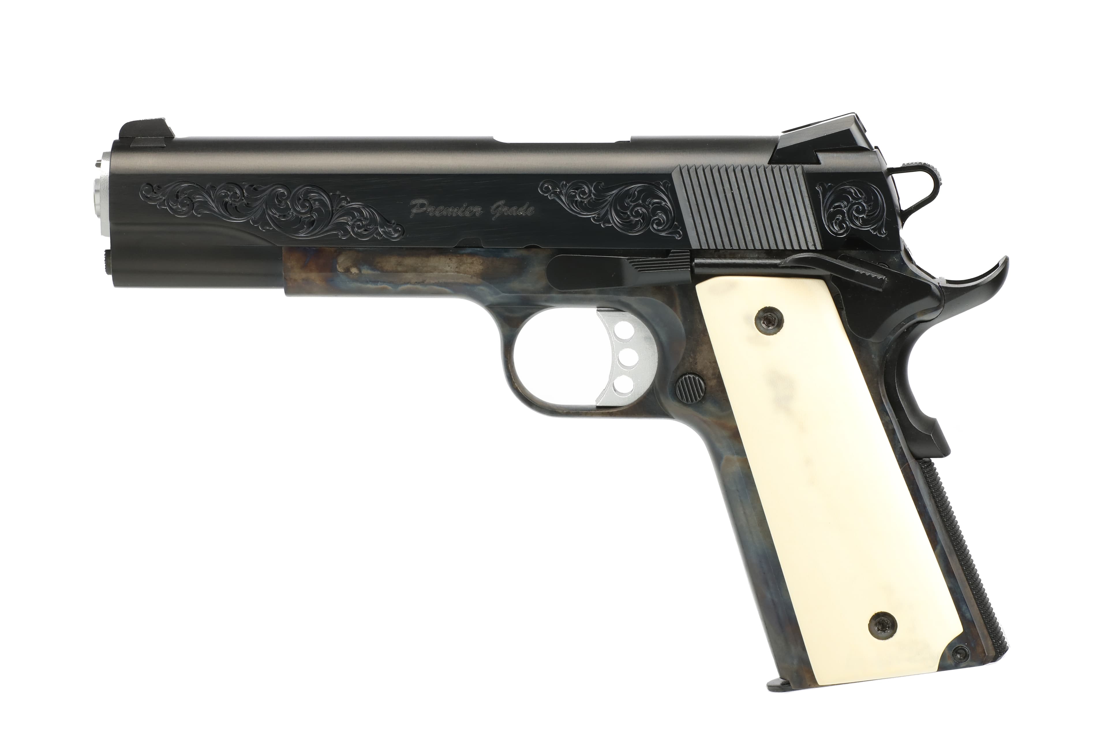 Springfield Armory 1911 Garrison 45 ACP 5 Inch 7 Round Engraved Blued Finish