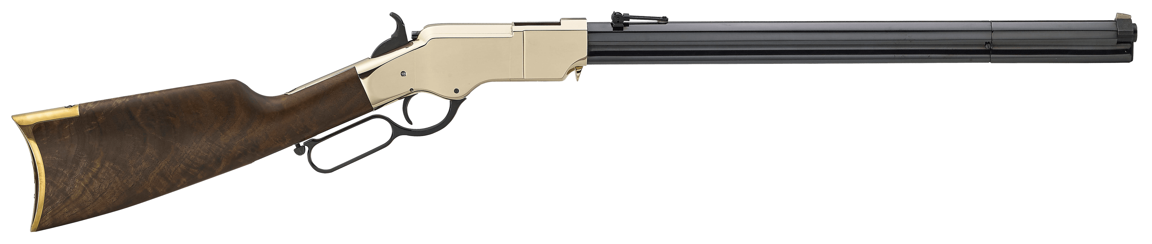Henry Original Rare Carbine 44-40 Winchester 20.5 Inch 10 Rounds Brass Polished