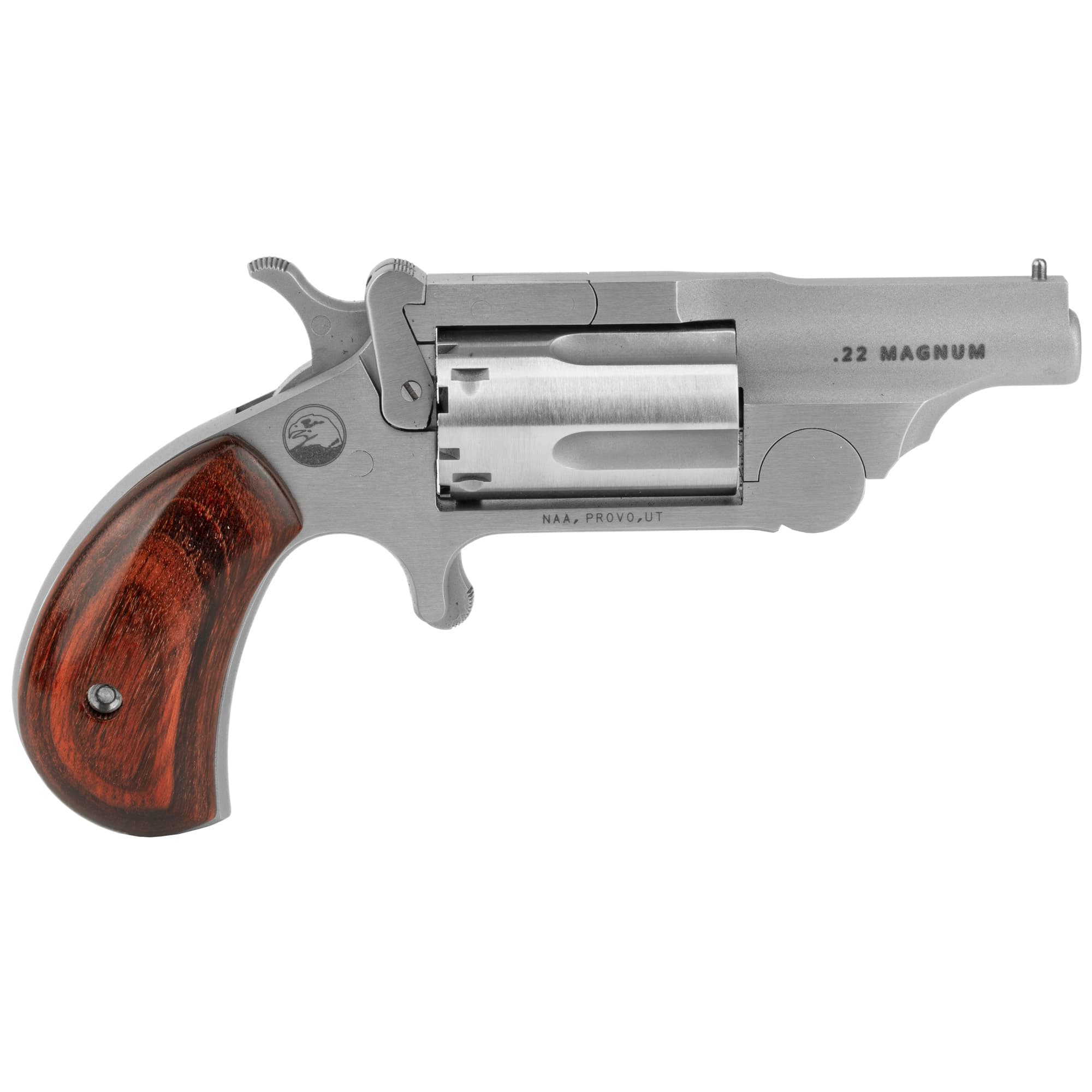 NAA Ranger II Revolver 22 WMR Stainless/Wood 1.63 in. 5 rd.