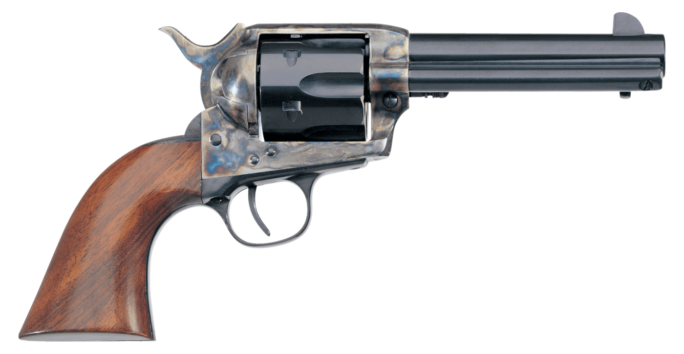 Taylors & Company 700ADE 1873 Cattleman New Model 45 Colt (LC) 6rd 4.75" Blued Cylinder & Barrel Color Case Hardened Steel Frame Walnut Navy Size Grip (Taylor Tuned)