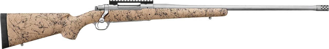 Ruger Hawkeye Ftw Hunter 7mm PRC 24in Threaded Stainless Speckled Tan Black