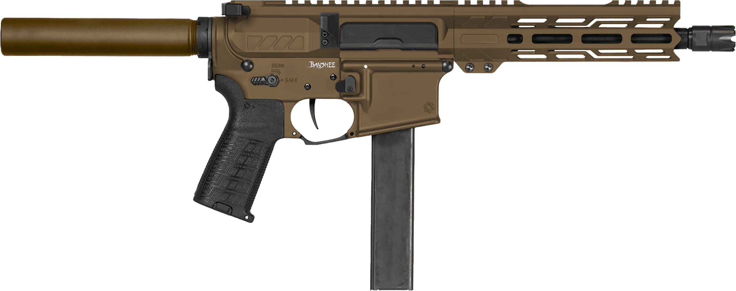 CMMG Banshee MK9 9mm 8" 32-Round Midnight Bronze