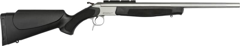 CVA Scout TD Compact Rifle 243 Win. 20 in. SS/Black w/Base