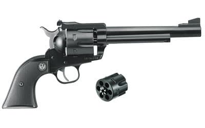 Ruger 0318 Blackhawk Convertible 9mm 357 Magnum 6.5 inches 6 rounds Blued Steel Checkered Rubber Grip