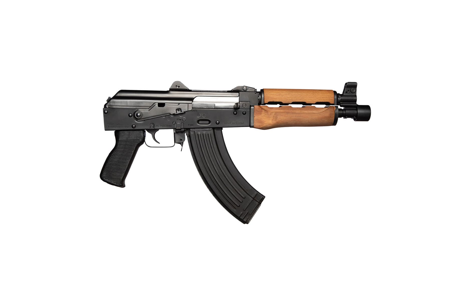 Zastava ZPAP92 7.62x39mm 10 Inch 30 Rounds Wood Handguard