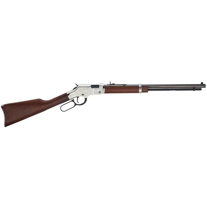 Henry Silver Eagle 22 Long Rifle 20 Inch 16 Rounds Nickel-Plated Walnut