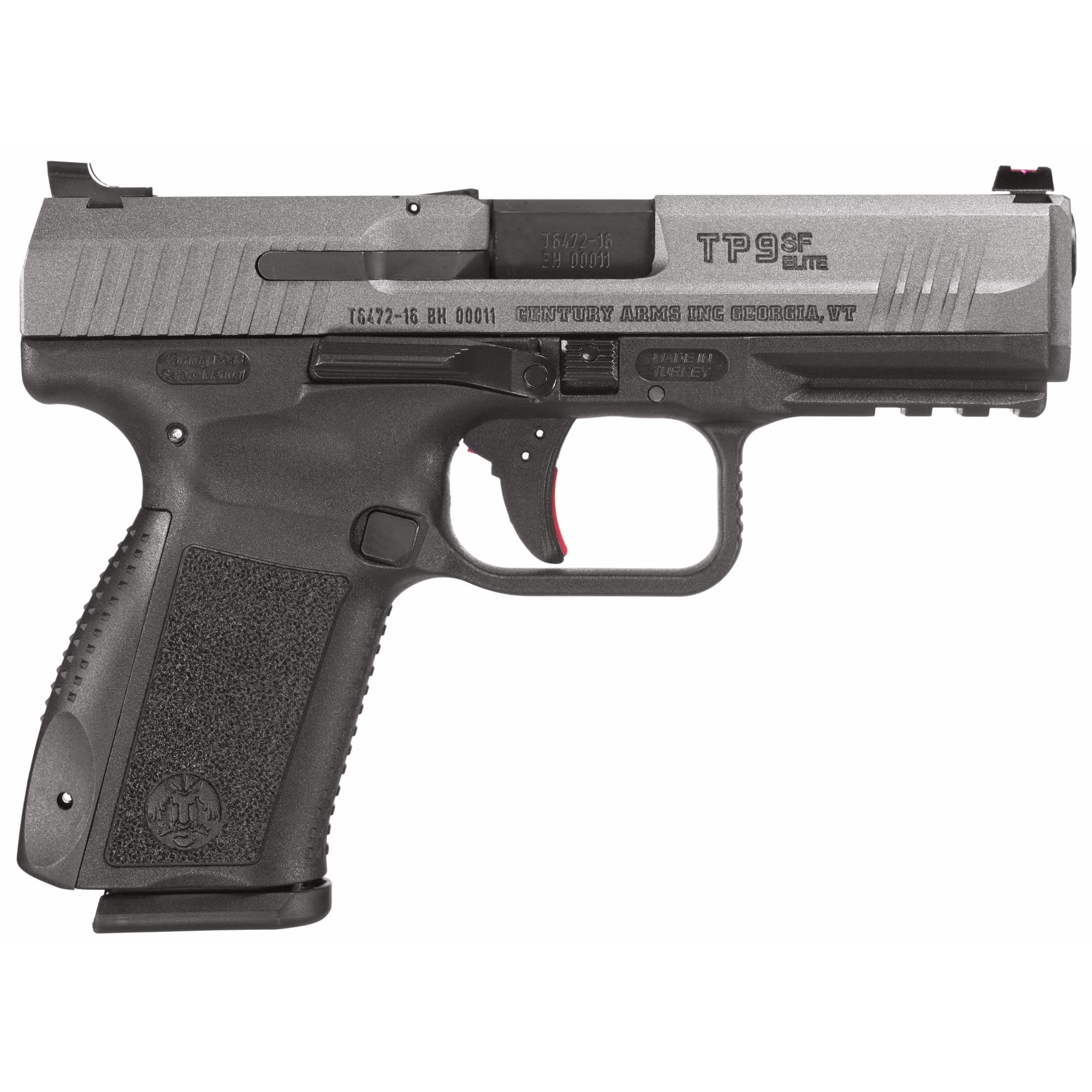 Canik TP9 Sf Elite 9mm Luger 4.1in 10rd Tungsten Slide