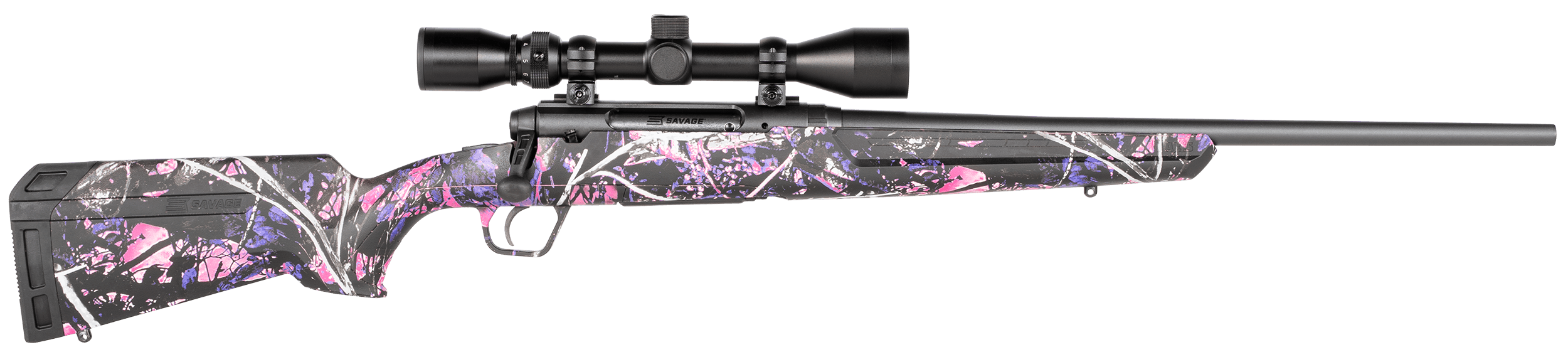 Savage Arms Axis XP Compact 223 Rem 20 Inch 4 Rounds Camo Synthetic