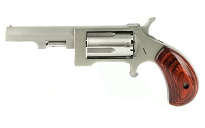 NAA Sidewinder Revolver 22 WMR Stainless/Wood 2.5 in. 5 rd.