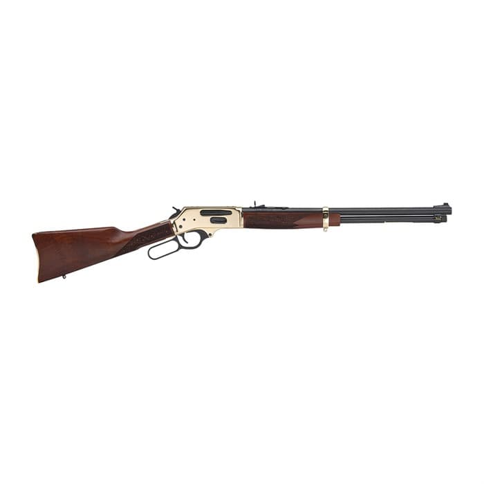 Henry H0243855 Side Gate 38-55 Winchester 20 Inch 5 Rounds Brass Receiver Walnut