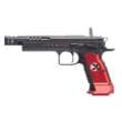 Tanfoglio Domina Xtreme Handgun 9mm 17/rd 5.2" Barrel Black with Red Grip