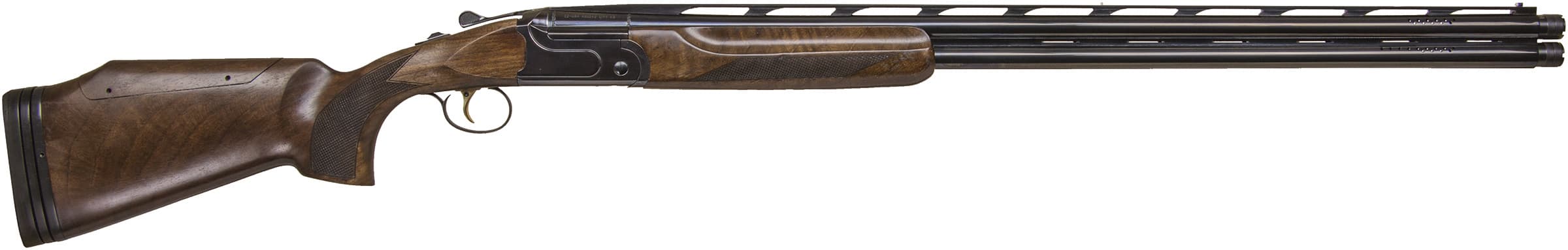 CZ All American 12 Gauge 32 inch 2 Shot Gloss Blue Turkish Walnut
