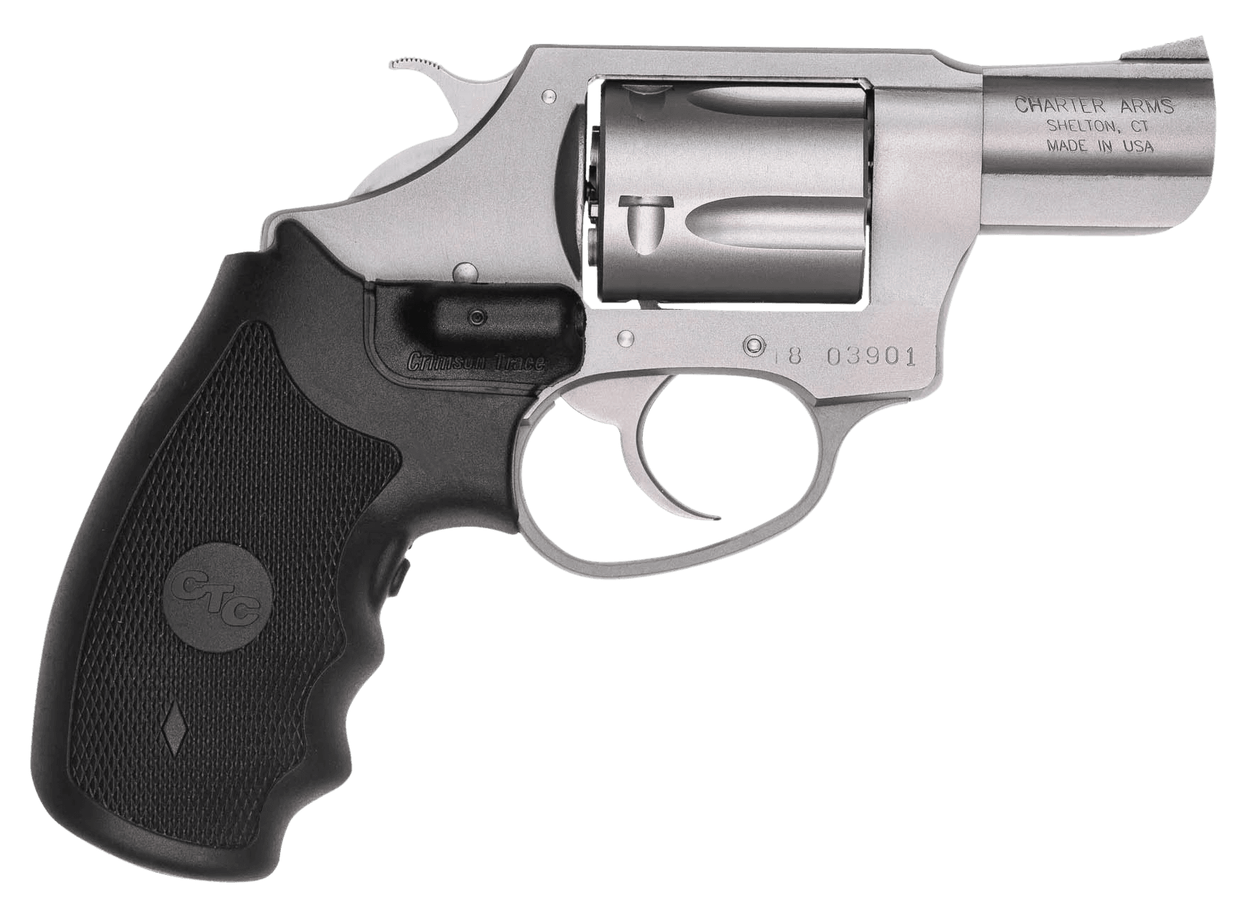 Charter Arms Undercover 38 Special 2 Inch 5 Shot Matte Stainless Steel Revolver