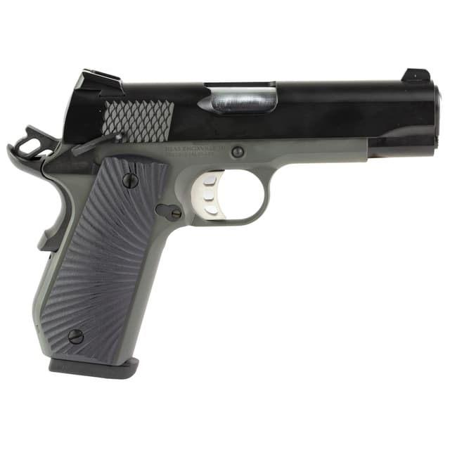 Tisas 1911 Stingray Carry Pistol - Black | 9mm | 4.25" Barrel | 10rd | G10 Grips | Ed Brown Bobtail