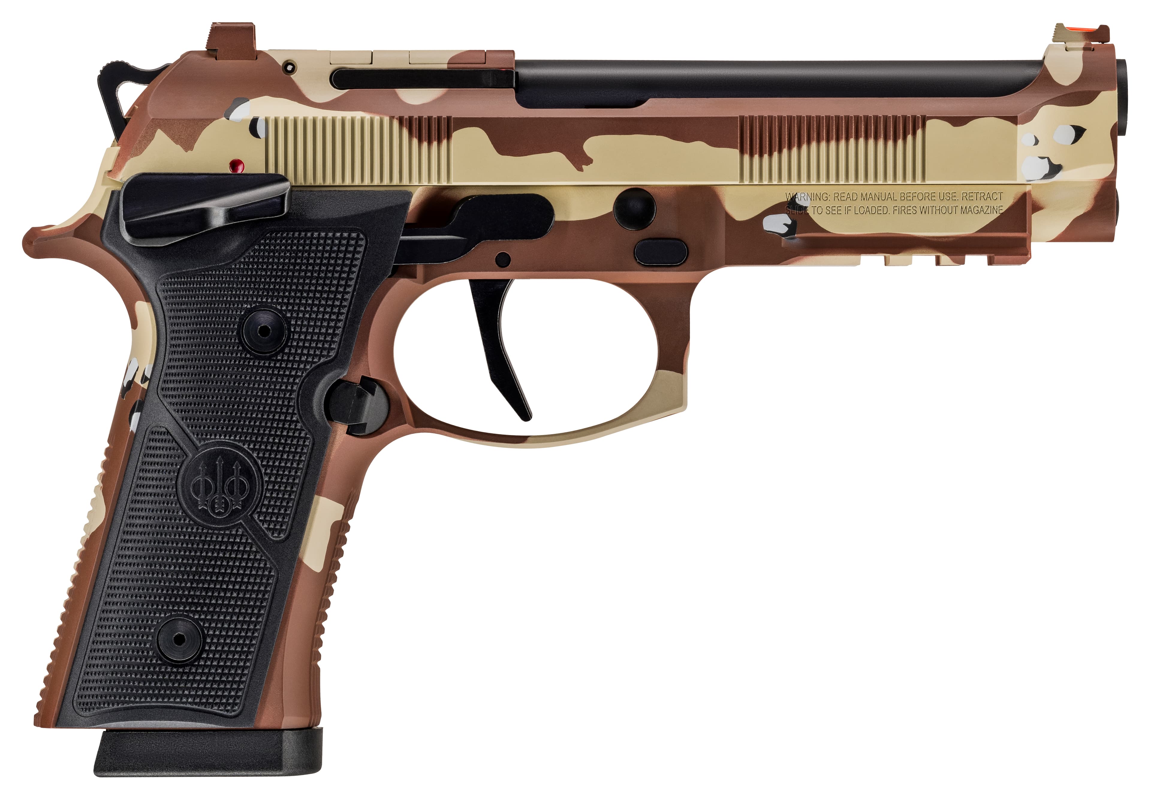 Beretta 92Xi SAO 9mm Luger 4.7 inch 15 Round Chocolate Chip Camo