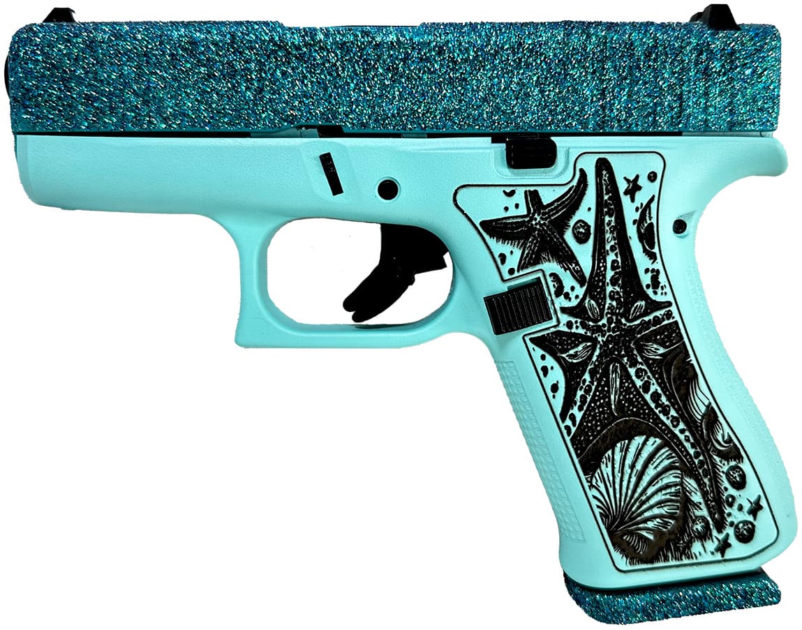 Glock 43X 9mm, 3.4in. Barrel, 10rd - Glitter - 151550026613