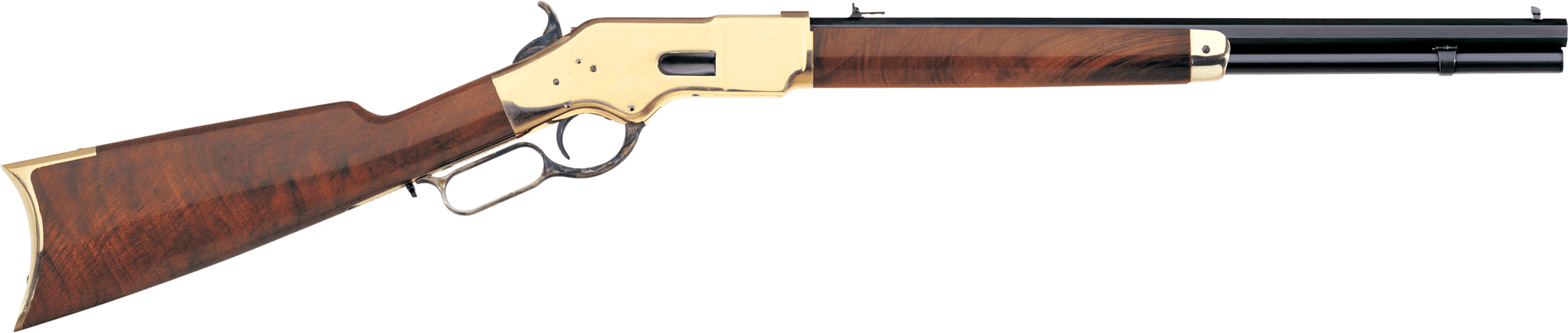 Taylors & Company 550191 1866  38 Special Caliber with 10+1 Capacity, 20" Blued Octagon Barrel, Brass Metal Finish & Walnut Stock (Full Size)
