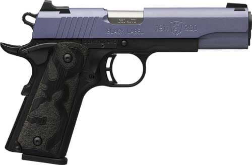 Browning 1911 Black Label 380 ACP 4.25 in 8+1 Crushed Orchid Cerakote Stainless