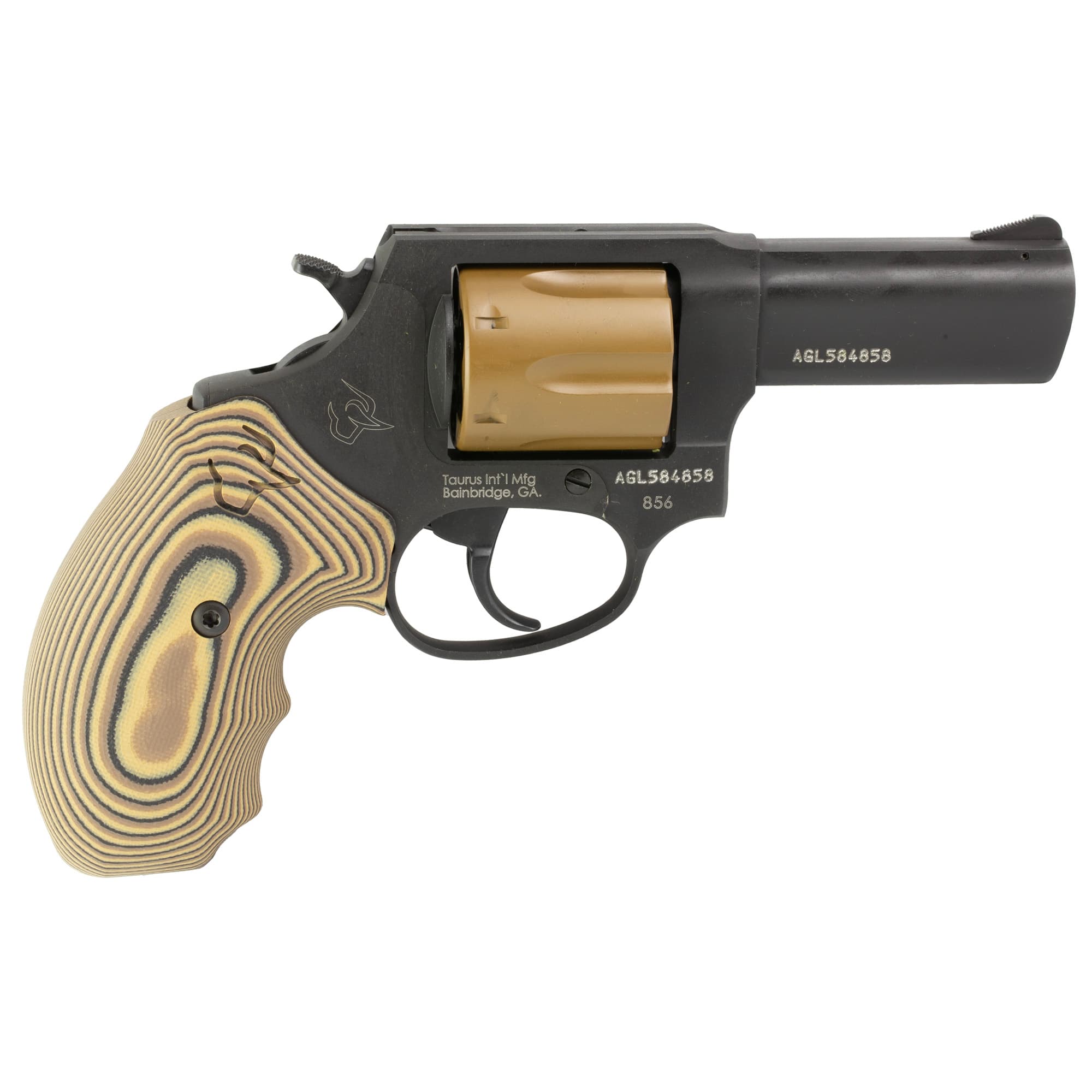 Taurus 856 38 Special 3 Inch 6 Rounds Tan VZ Optics Ready